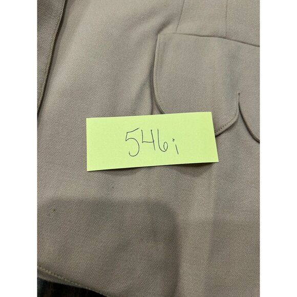 Vintage Selby Bonfields Birmingham Suit Set Tan Blazer Skirt Virgin Wool - Picture 13 of 13